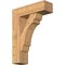 Ekena Millwork Olympic Block Smooth Bracket w/ Offset Brace, Western Red Cedar, 7 1/2"W x 24"D x 32"H BKT0806X24X32OLY05SWR - alternate 1